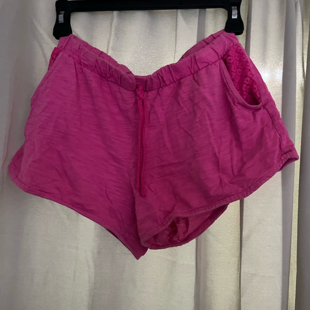 tg pink shorts kids size 14